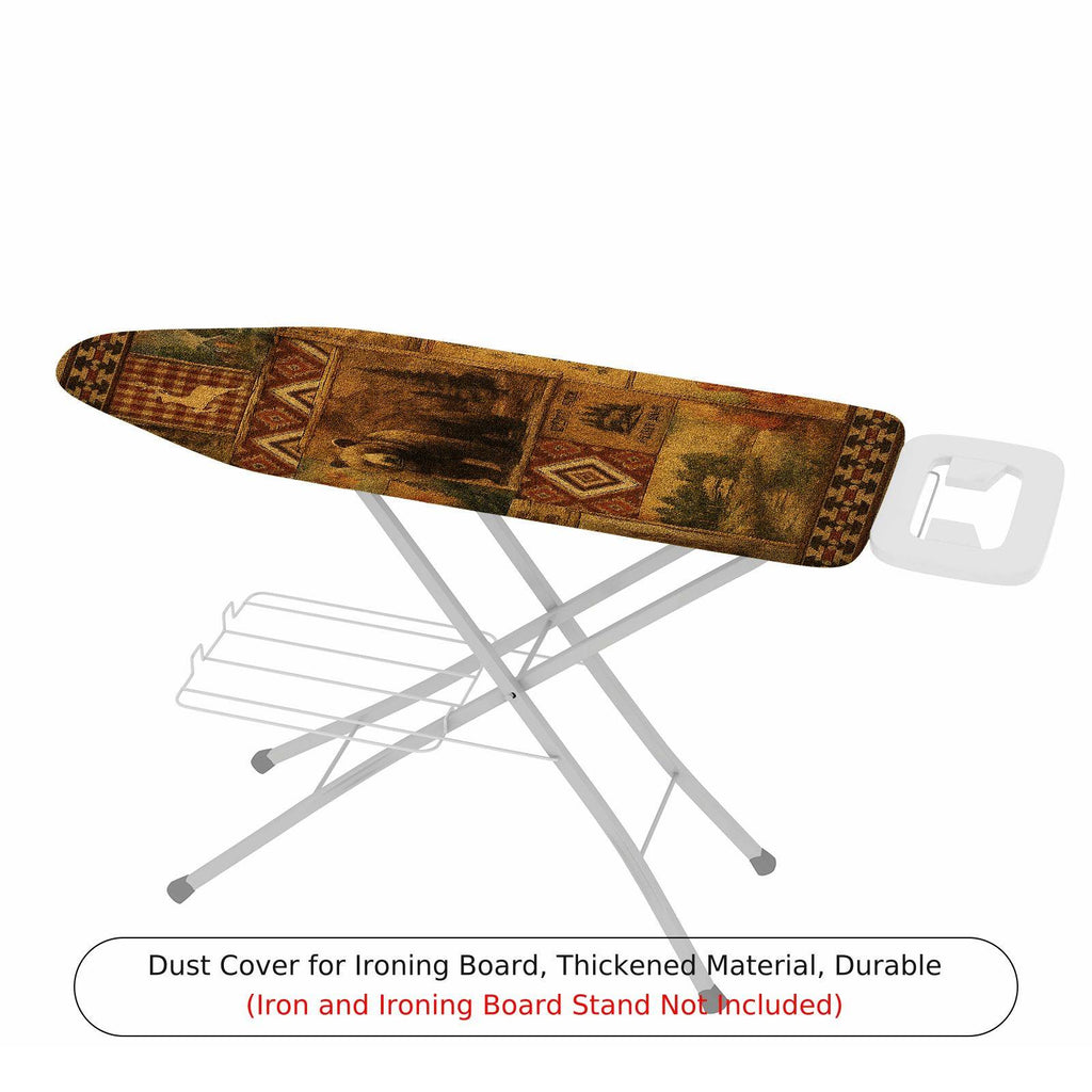 1-Piece Vintage Abstract Ethnic  Ironing Board Cover, Universal Size, Without Board
