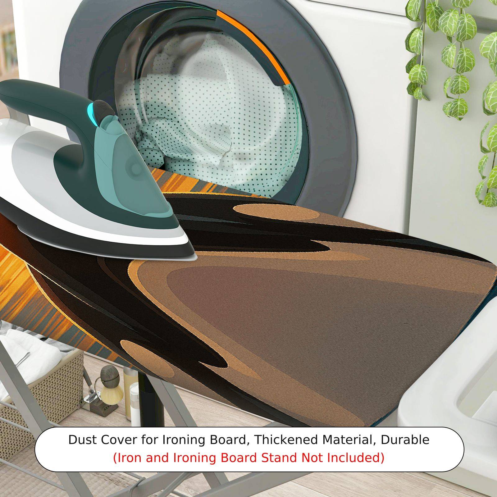 1-Piece Sunset Beach Ocean  Ironing Board Cover, Universal Size, Without Board