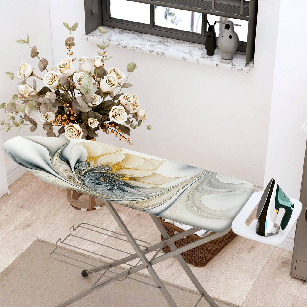 1-Piece Abstract Art Swirls Pattern  Ironing Board Cover, Universal Size, Without Board