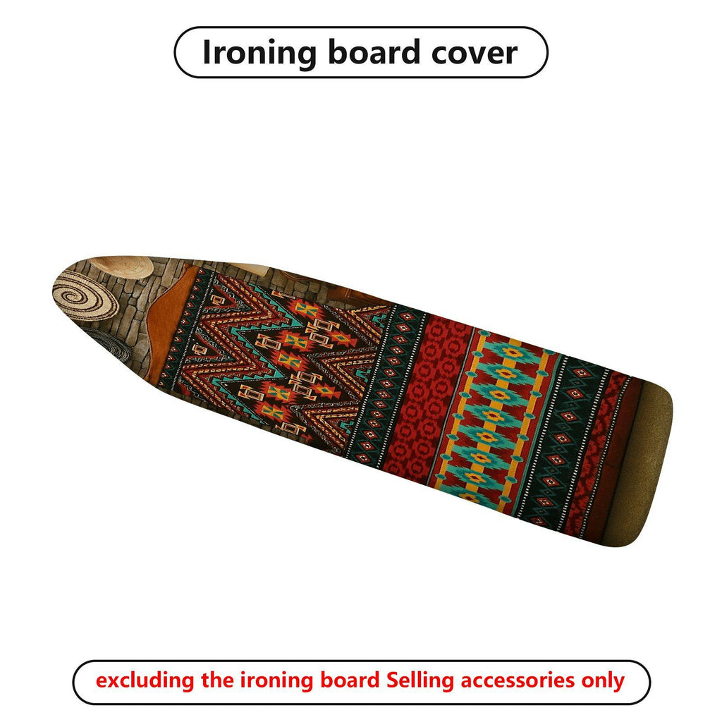 1-Piece Ethnic Retro Geometric  Ironing Board Cover, Universal Size, Without Board