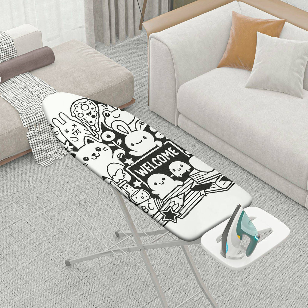 1-Piece Cute  Animal Welcome  Ironing Board Cover, Universal Size, Without Board