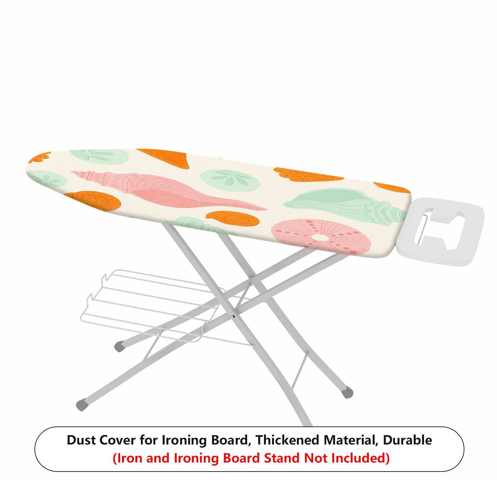 1-Piece Ocean Shell Beach  Ironing Board Cover, Universal Size, Without Board