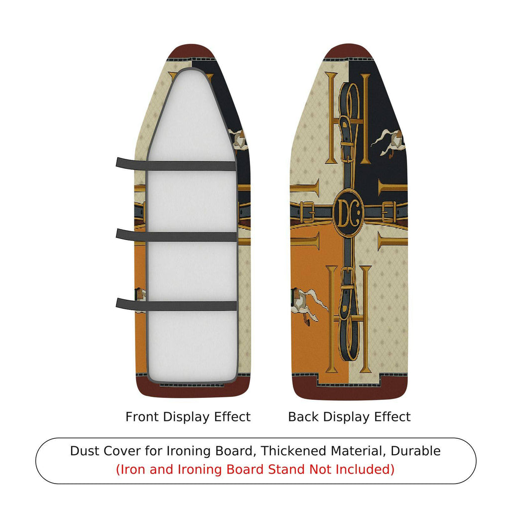 1-Piece Abstract Geometric Vintage  Ironing Board Cover, Universal Size, Without Board