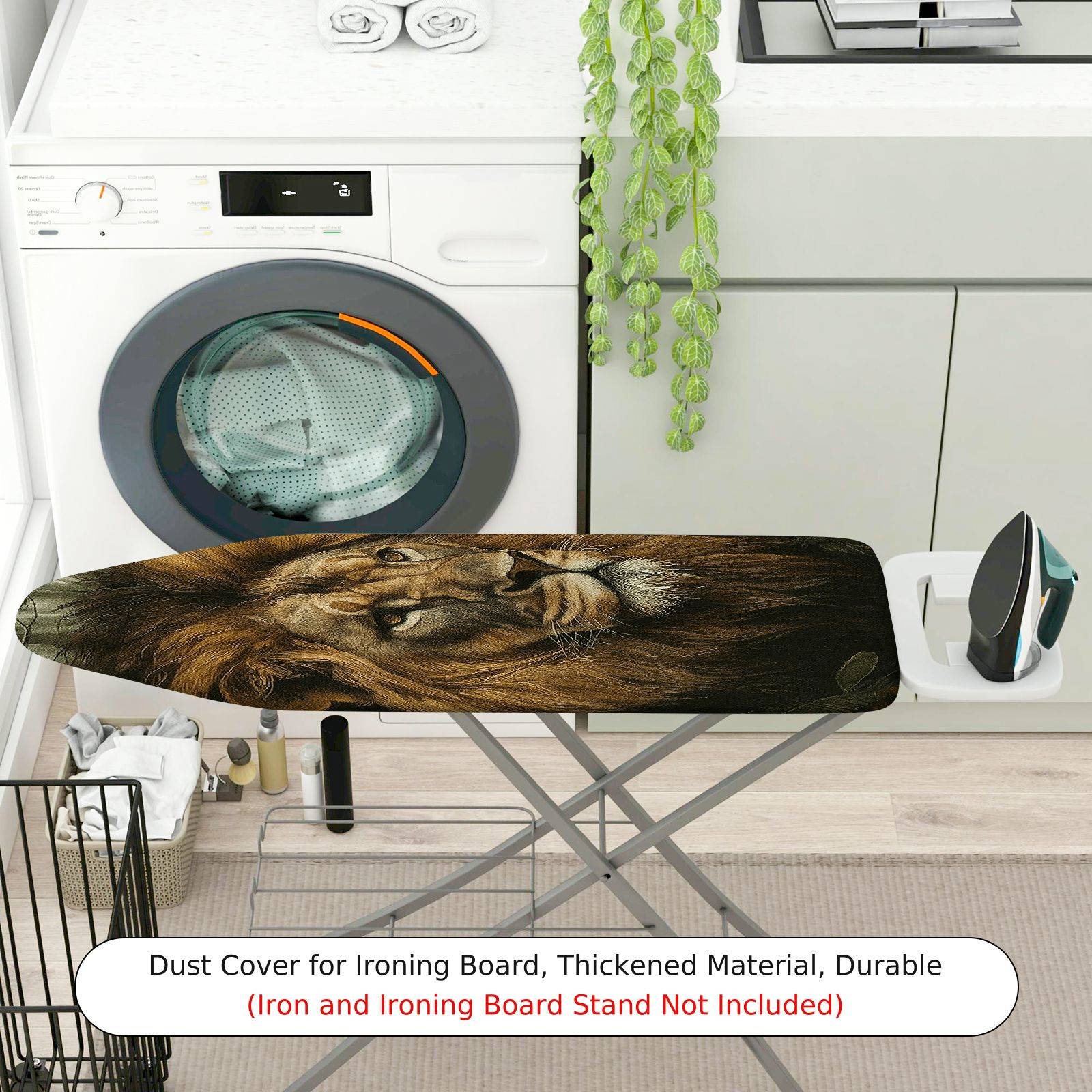 1-Piece Animal Wildlife King  Ironing Board Cover, Universal Size, Without Board