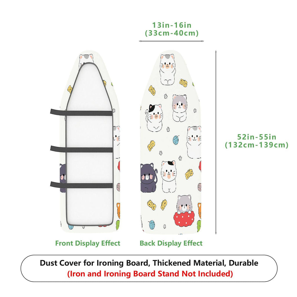 1-Piece Cat  Animal  Ironing Board Cover, Universal Size, Without Board