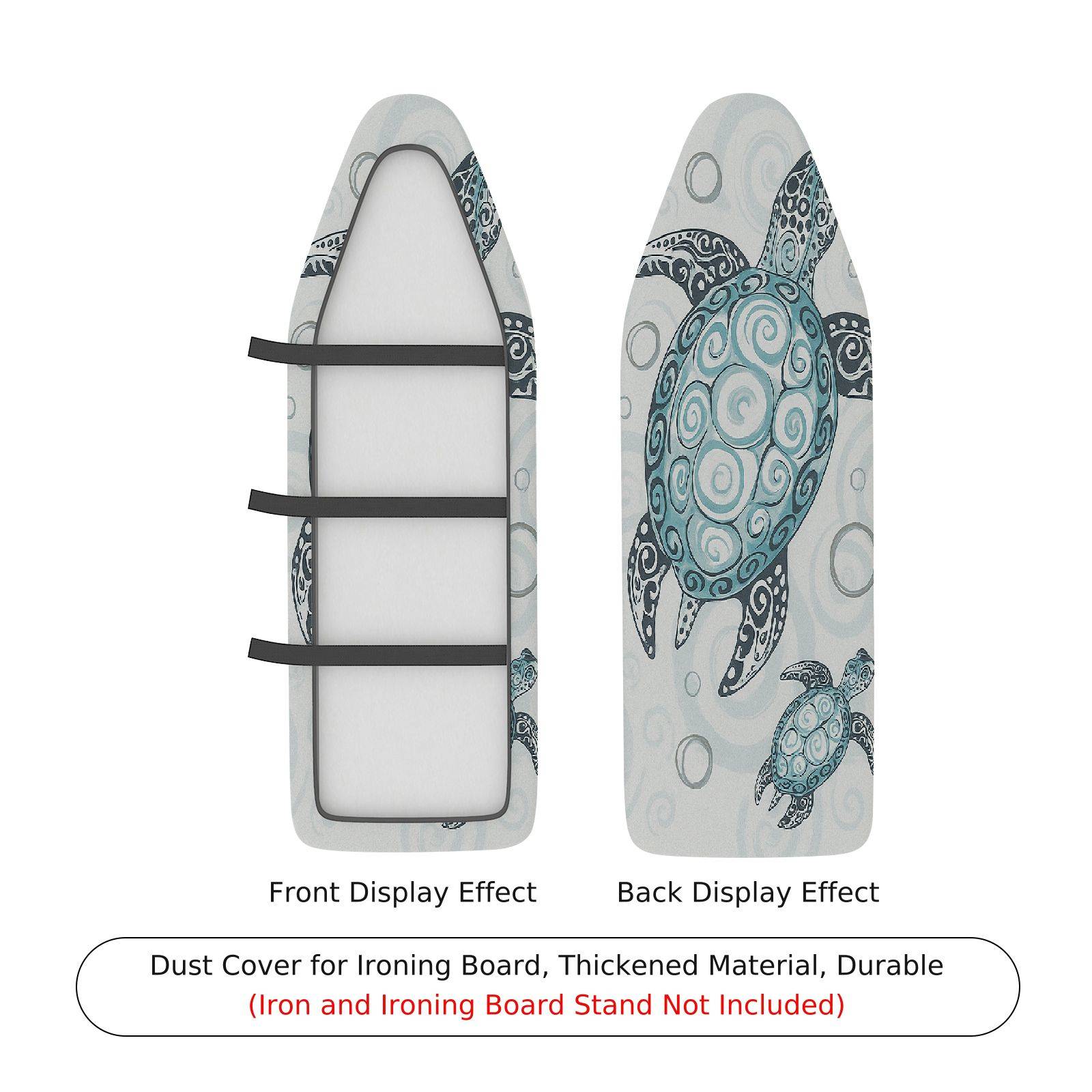 1-Piece Turtle Ocean Blue  Ironing Board Cover, Universal Size, Without Board