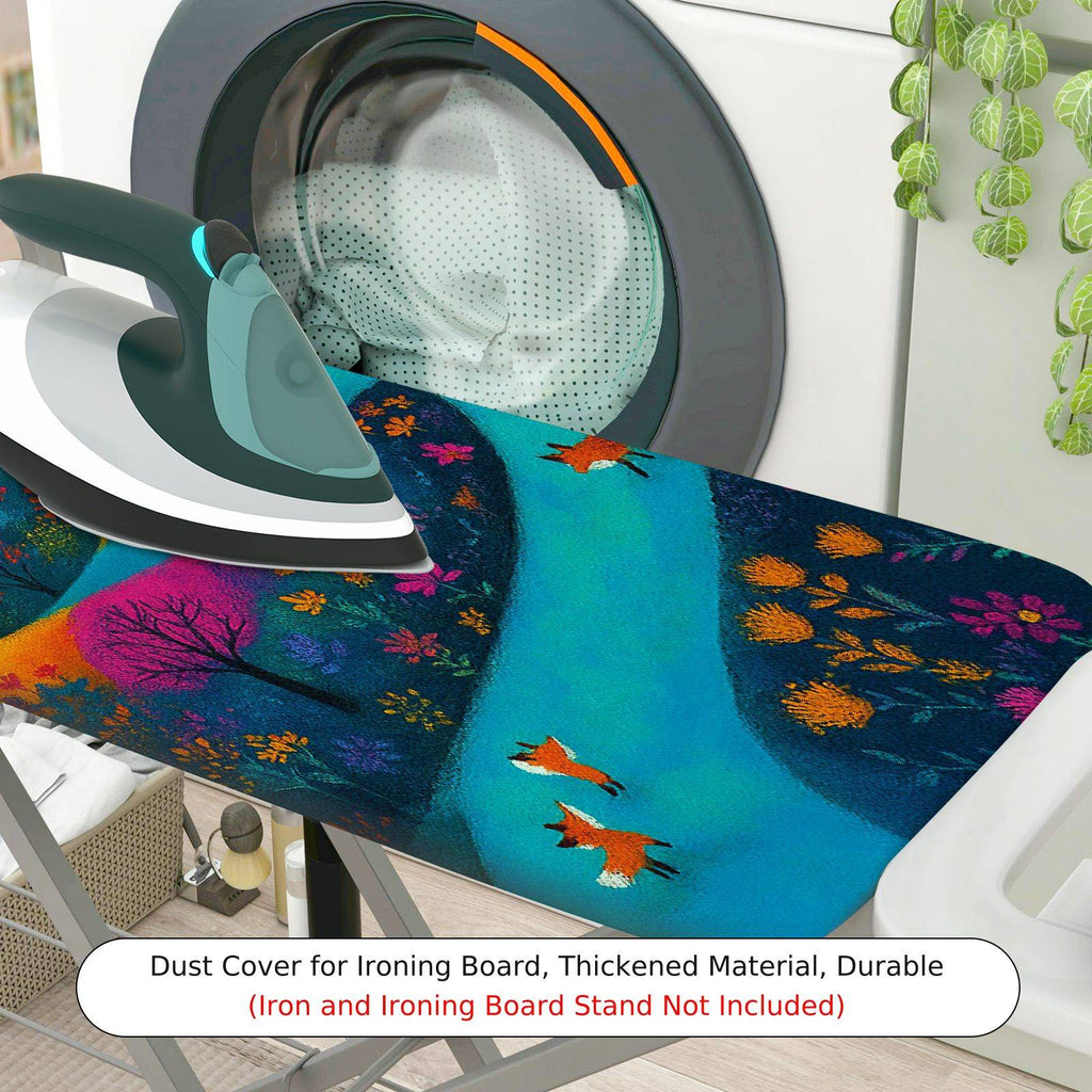 1-Piece Abstract Artistic Colorful  Ironing Board Cover, Universal Size, Without Board