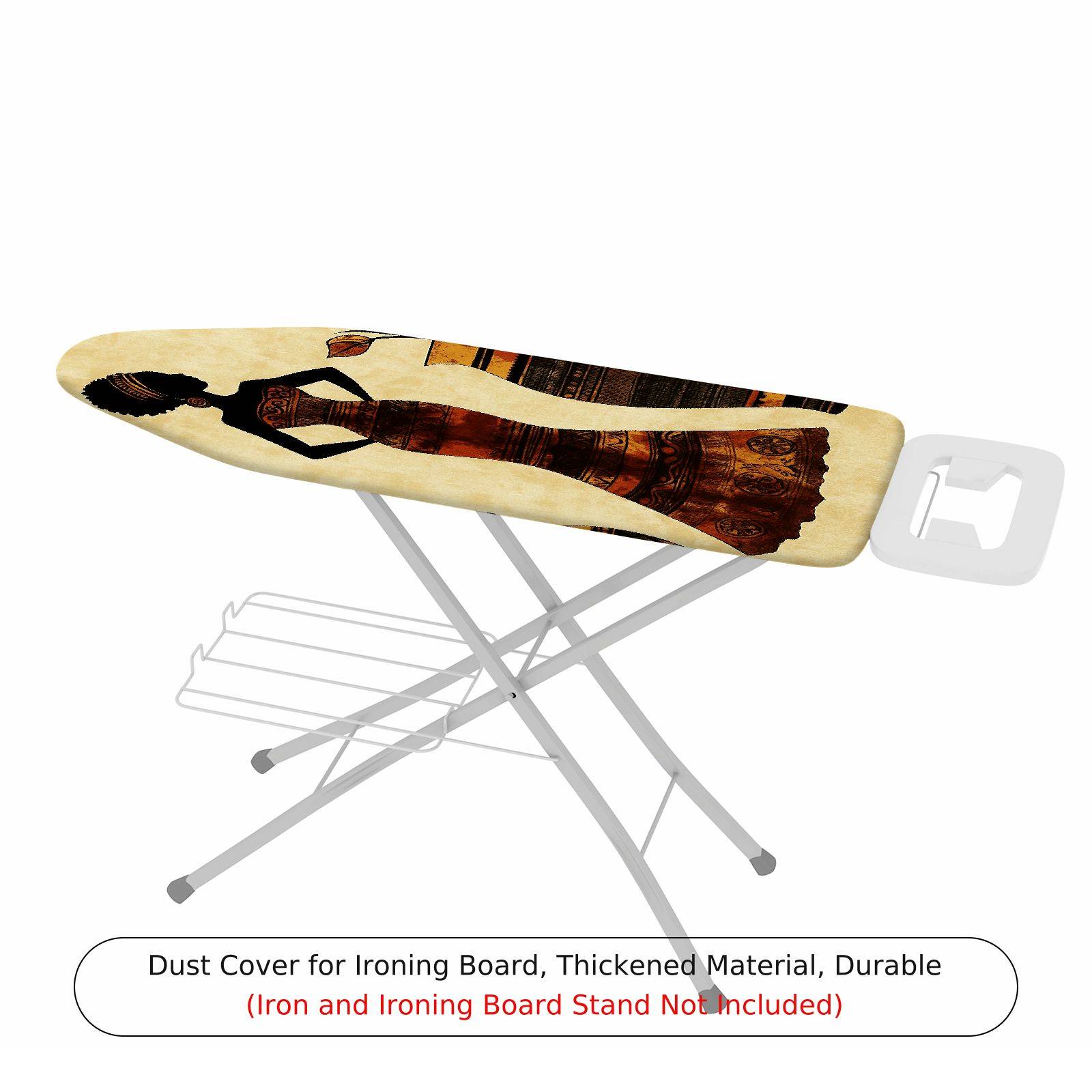 1-Piece African Art Tribal Woman Cultural  Ironing Board Cover, Universal Size, Without Board