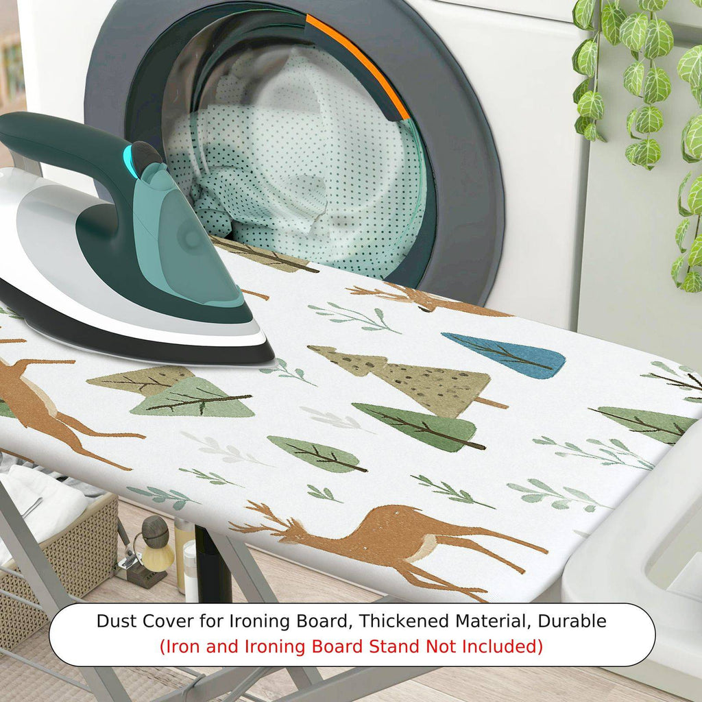 1-Piece Forest Animal Nature  Ironing Board Cover, Universal Size, Without Board