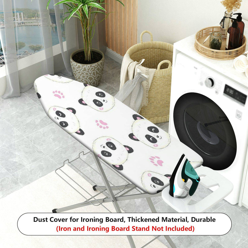 1-Piece Panda  Animal Pink  Ironing Board Cover, Universal Size, Without Board