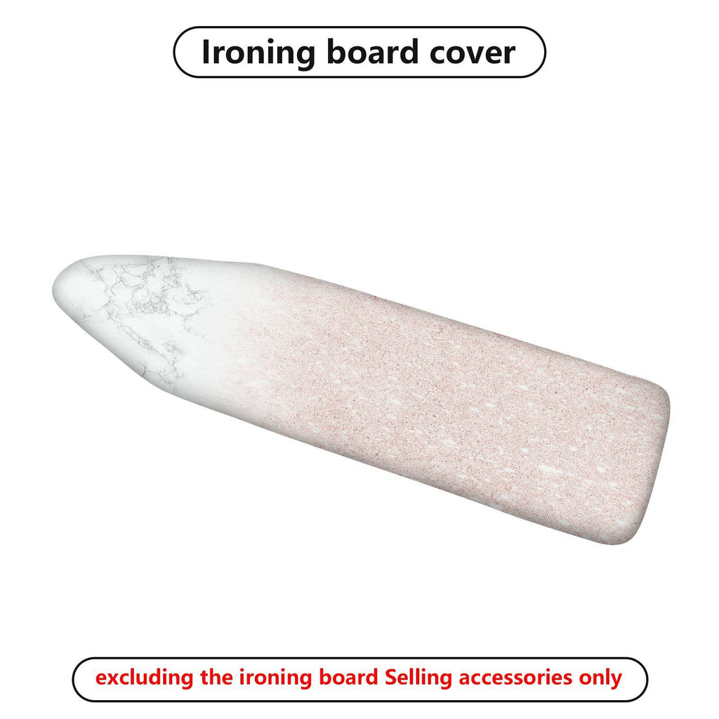 1-Piece Marble Pattern Elegant Design Pink  Ironing Board Cover, Universal Size, Without Board