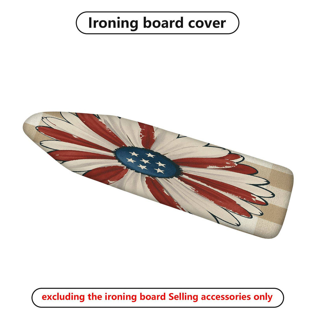 1-Piece American Star Flower Red  Ironing Board Cover, Universal Size, Without Board