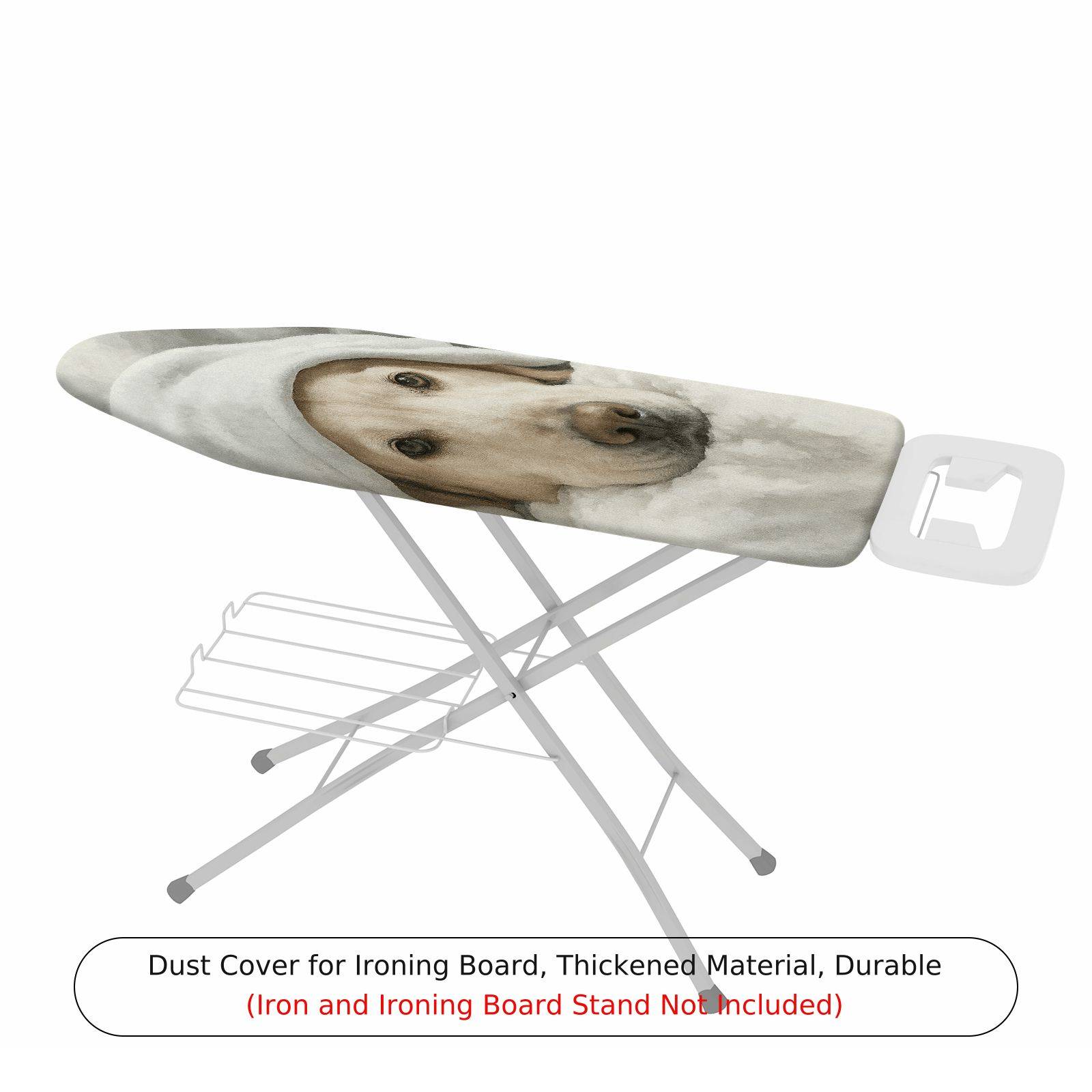 1-Piece Dog Animal Art  Ironing Board Cover, Universal Size, Without Board