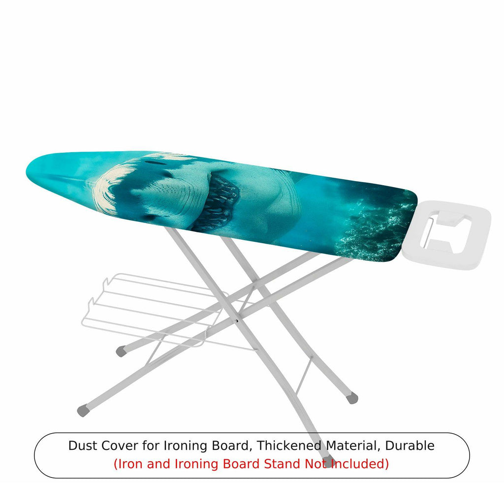1-Piece Shark Ocean Blue  Ironing Board Cover, Universal Size, Without Board