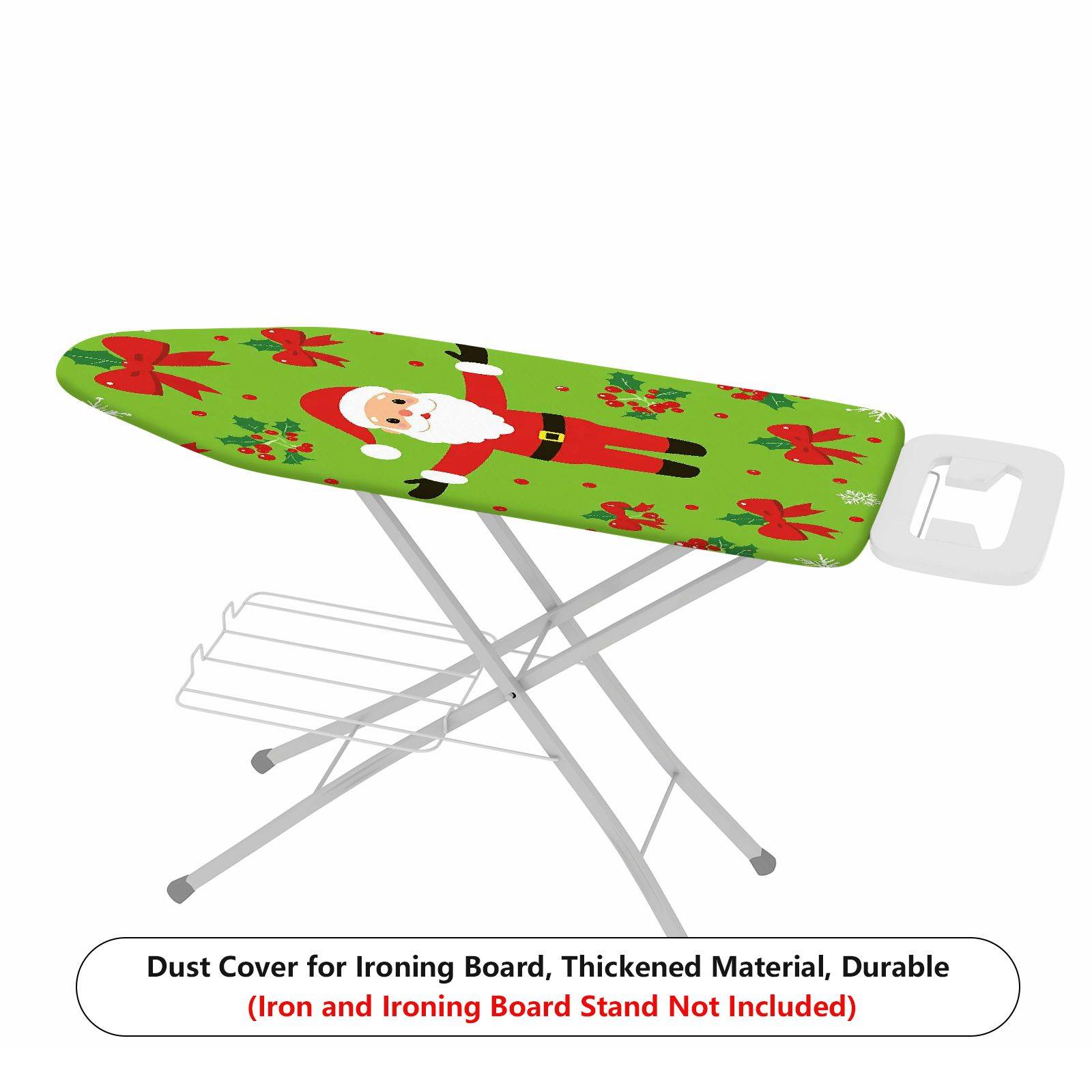 1-Piece Christmas Santa Claus Bowknot  Ironing Board Cover, Universal Size, Without Board