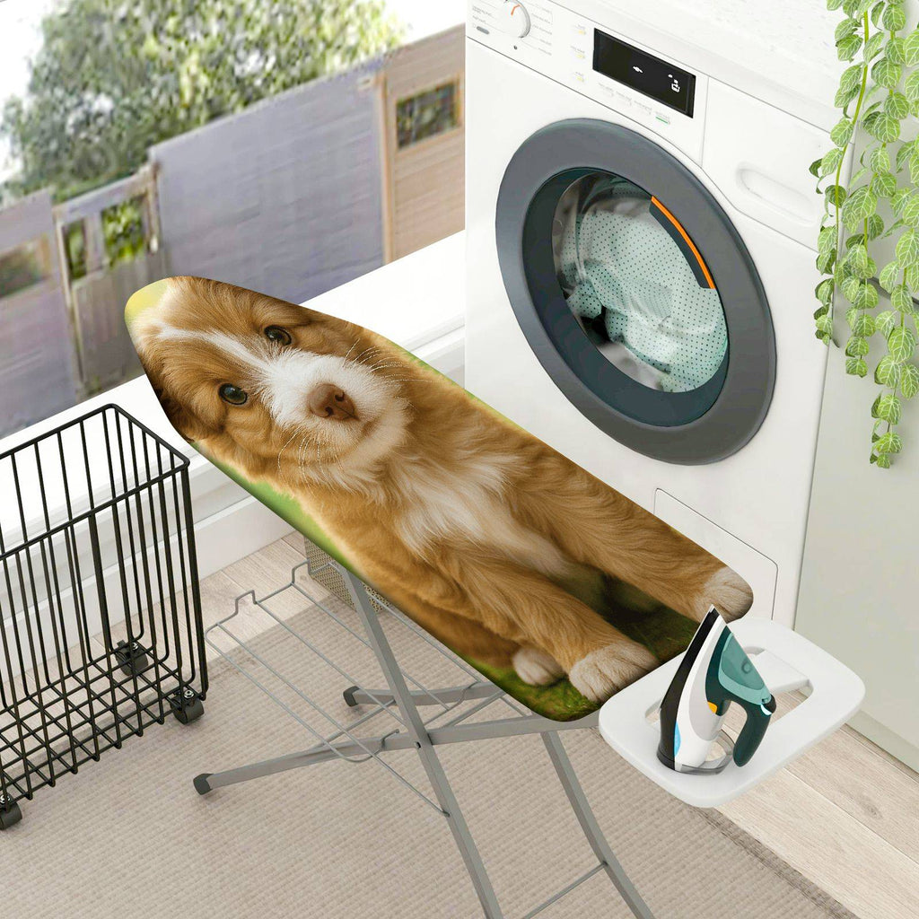1-Piece Cute Puppy Dog Animal  Ironing Board Cover, Universal Size, Without Board