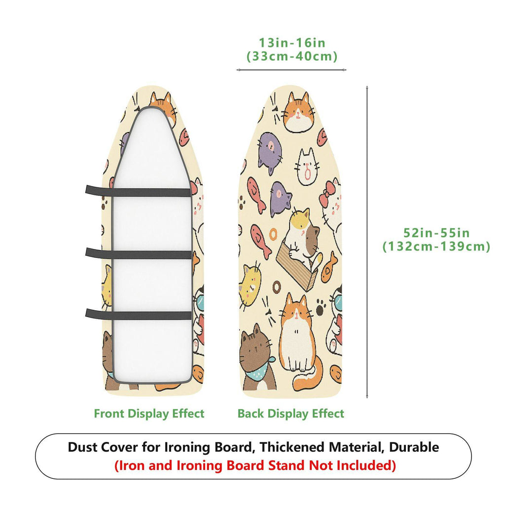 1-Piece Cute  Animal Cat  Ironing Board Cover, Universal Size, Without Board