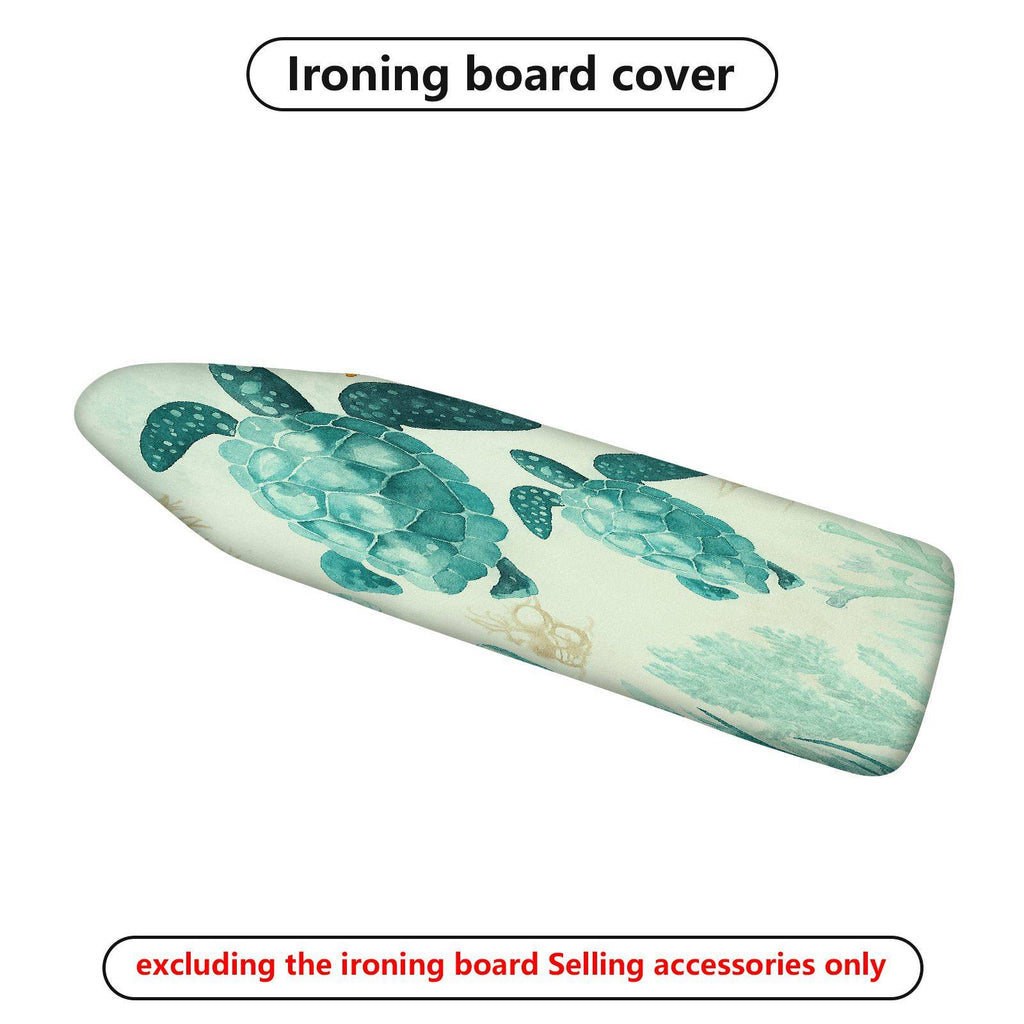 1-Piece Sea Turtle Ocean Beach  Ironing Board Cover, Universal Size, Without Board