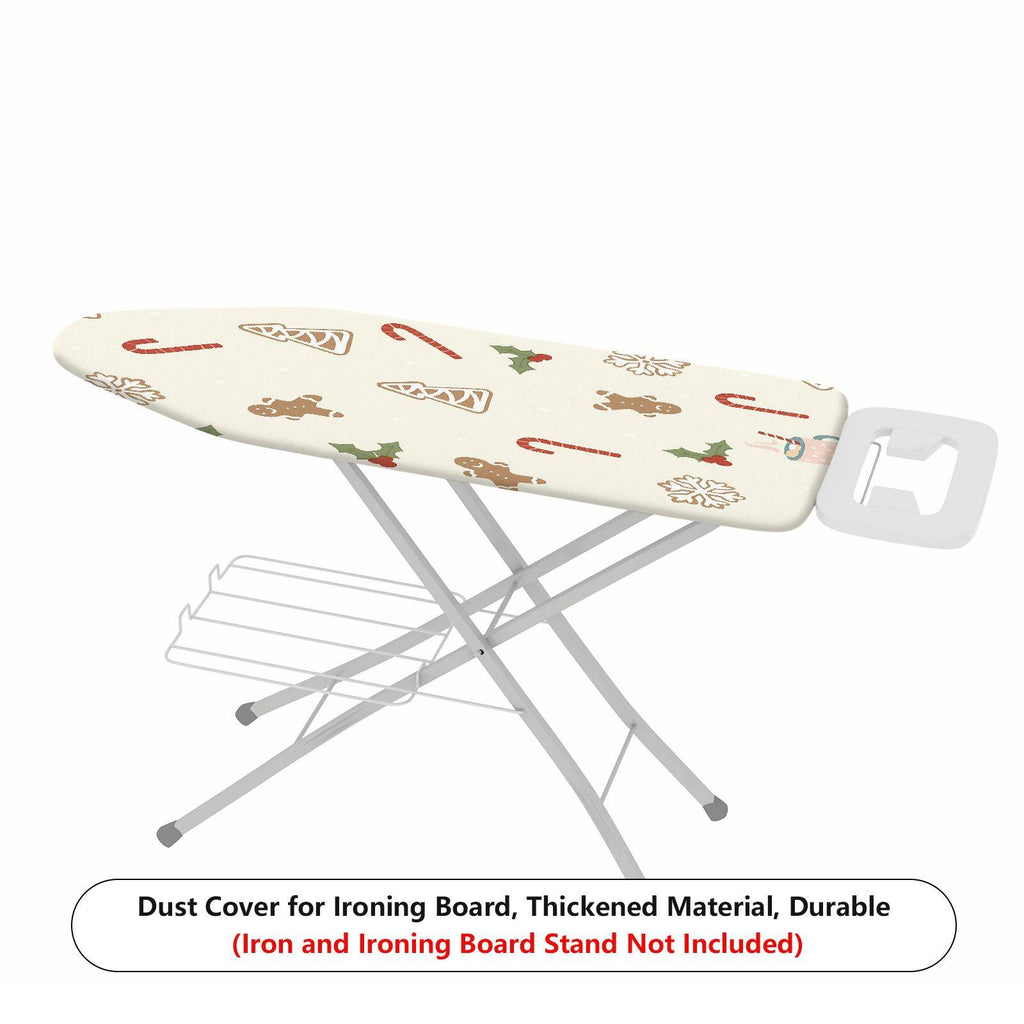 1-Piece Gingerbread Christmas Candy  Ironing Board Cover, Universal Size, Without Board