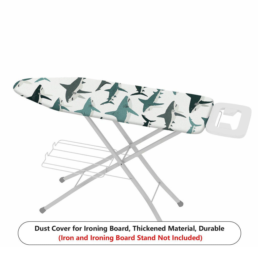 1-Piece Shark Ocean Marine  Ironing Board Cover, Universal Size, Without Board