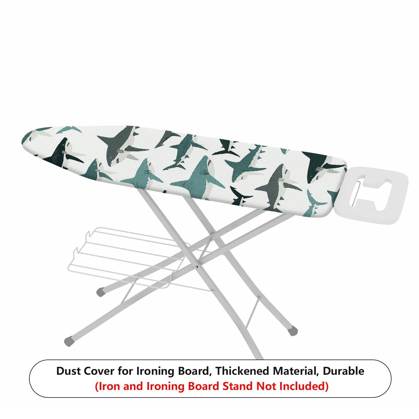 1-Piece Shark Ocean Marine  Ironing Board Cover, Universal Size, Without Board