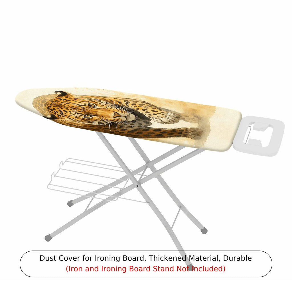 1-Piece Leopard Animal Print Exotic  Ironing Board Cover, Universal Size, Without Board