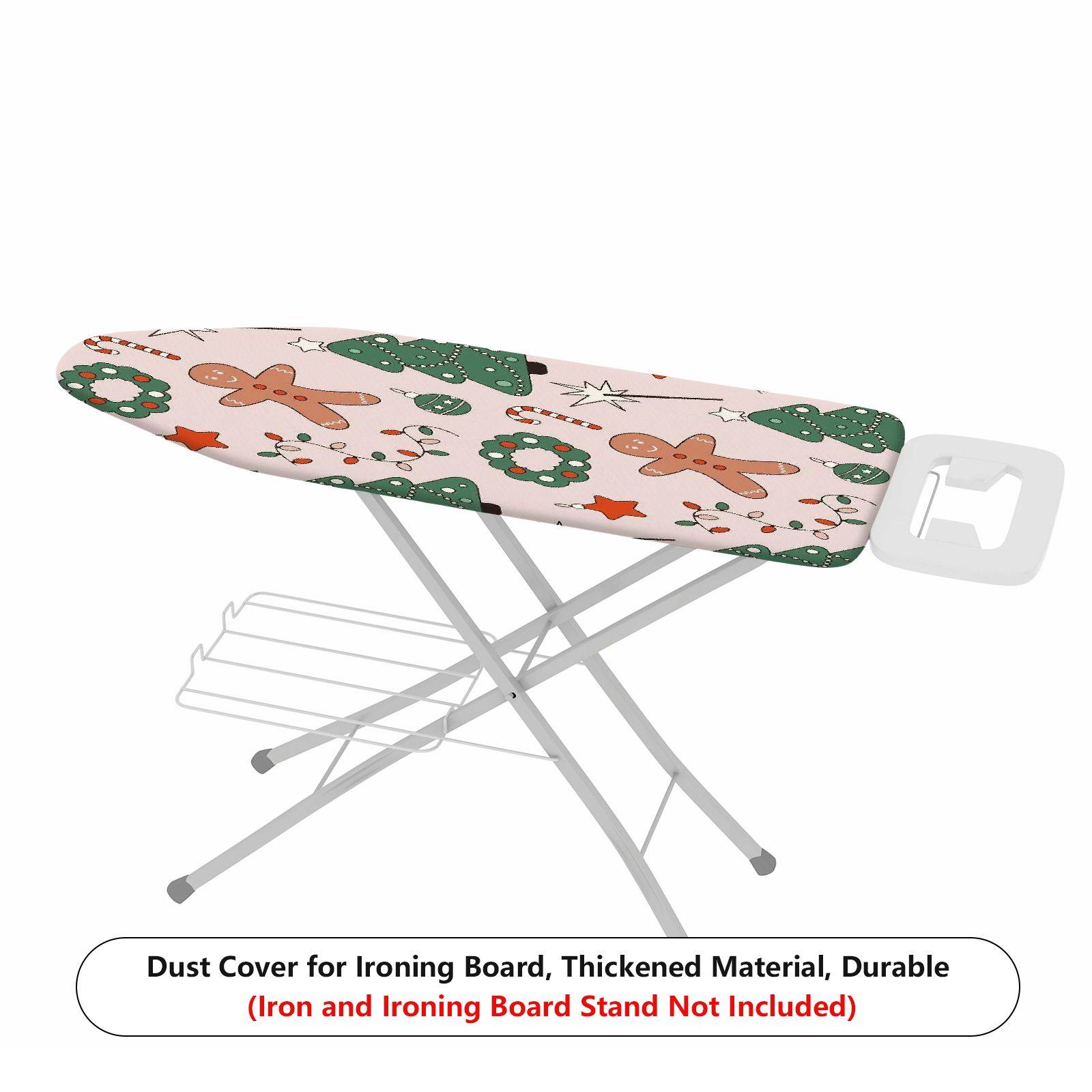 1-Piece Christmas Candy Tree Gingerbread  Ironing Board Cover, Universal Size, Without Board