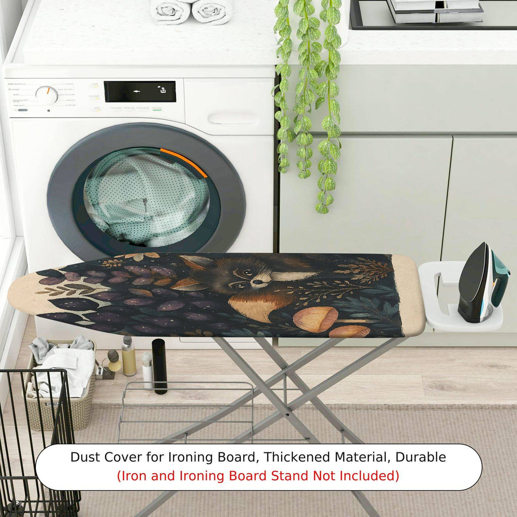1-Piece Animal Forest Night  Ironing Board Cover, Universal Size, Without Board