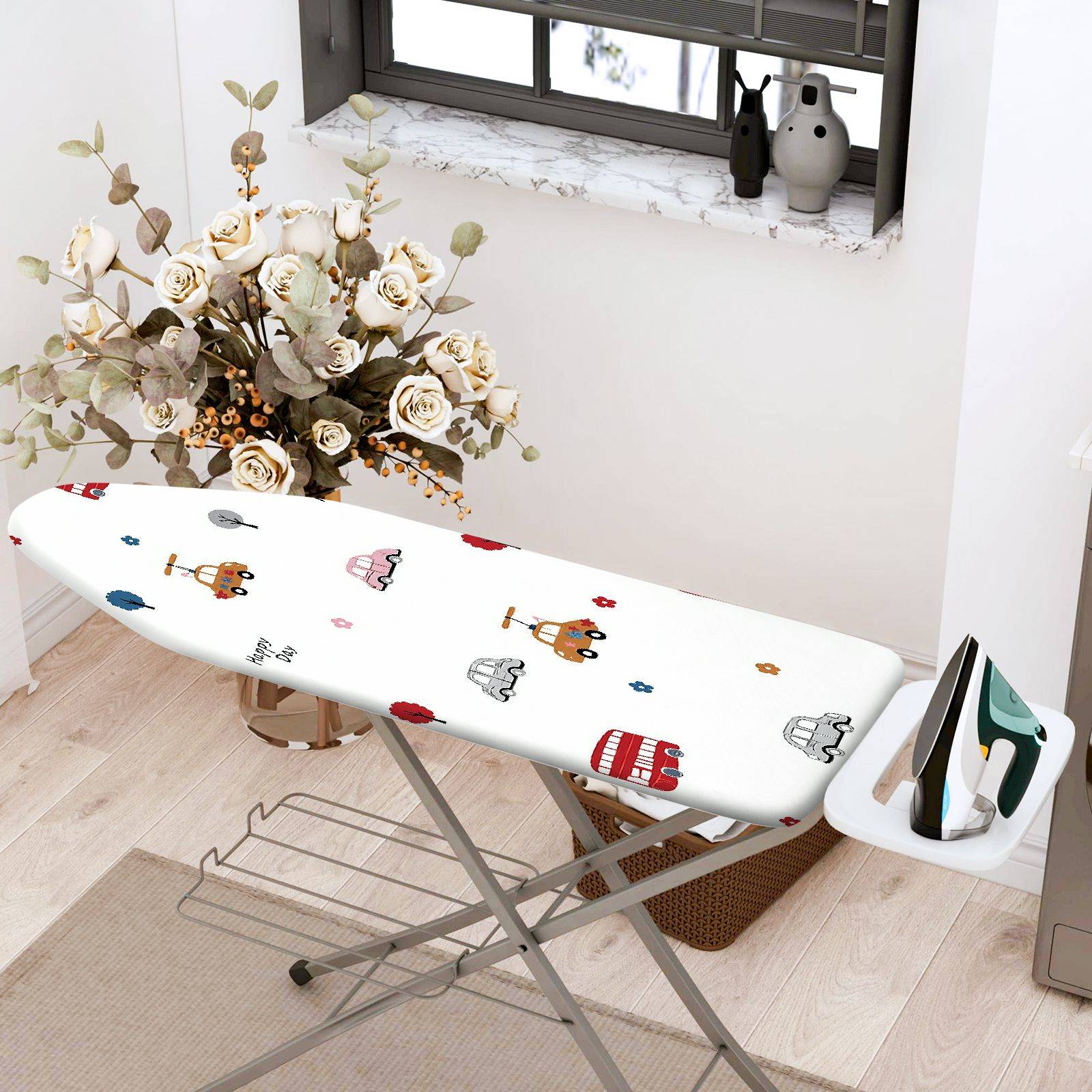 1-Piece Animal Car  Ironing Board Cover, Universal Size, Without Board