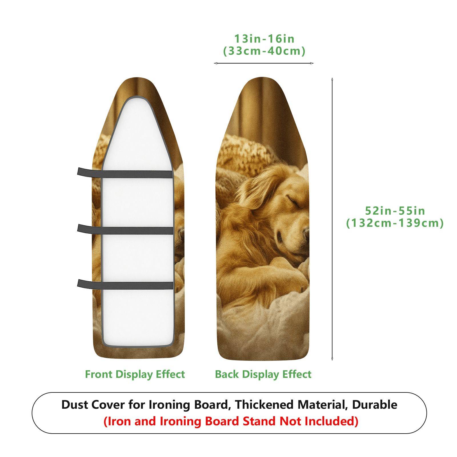 1-Piece Dog Pet Animal  Ironing Board Cover, Universal Size, Without Board
