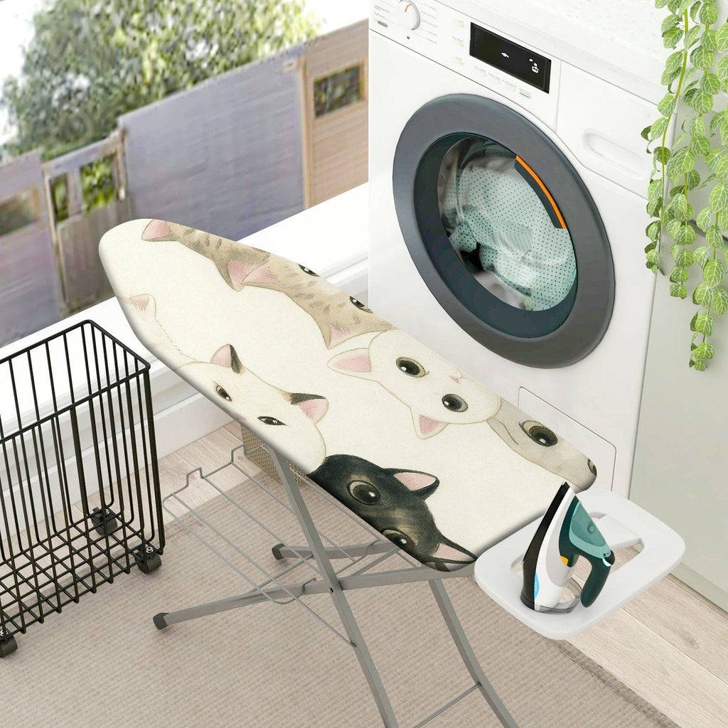1-Piece Cat Cute Animal  Ironing Board Cover, Universal Size, Without Board