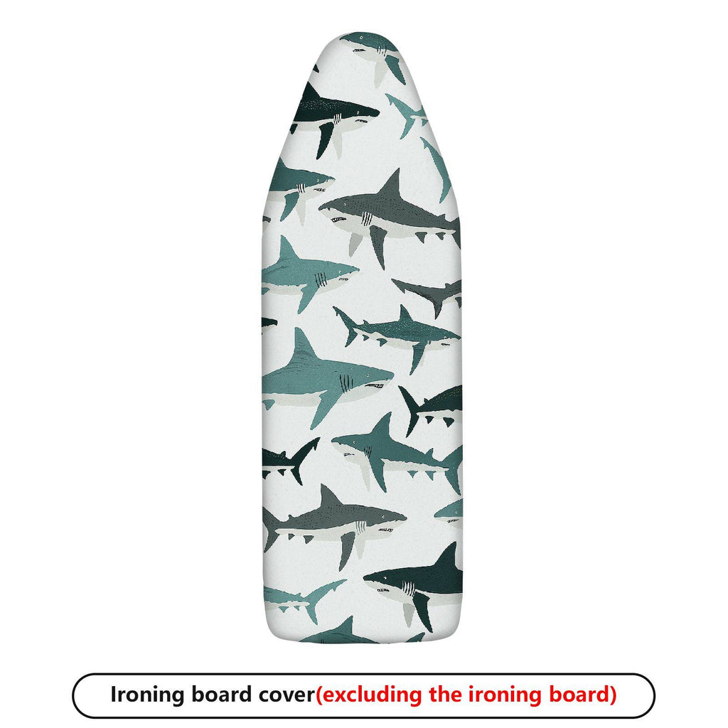 1-Piece Shark Ocean Marine  Ironing Board Cover, Universal Size, Without Board