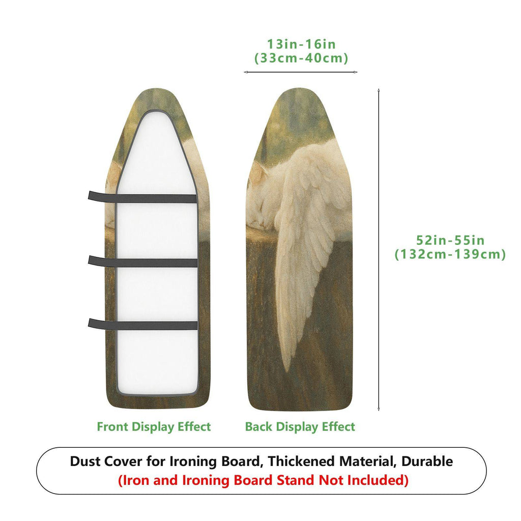 1-Piece Angelic Wings Artistic Elegant  Ironing Board Cover, Universal Size, Without Board