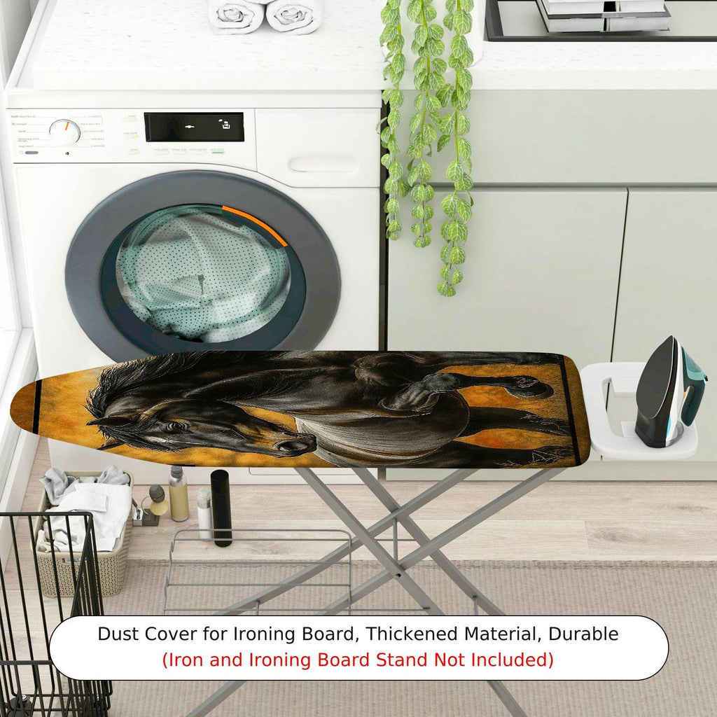 1-Piece Horse Animal Artistic  Ironing Board Cover, Universal Size, Without Board
