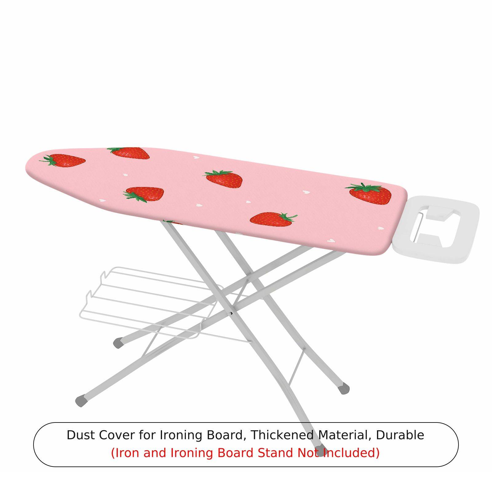 1-Piece Strawberry Pink Cute  Ironing Board Cover, Universal Size, Without Board