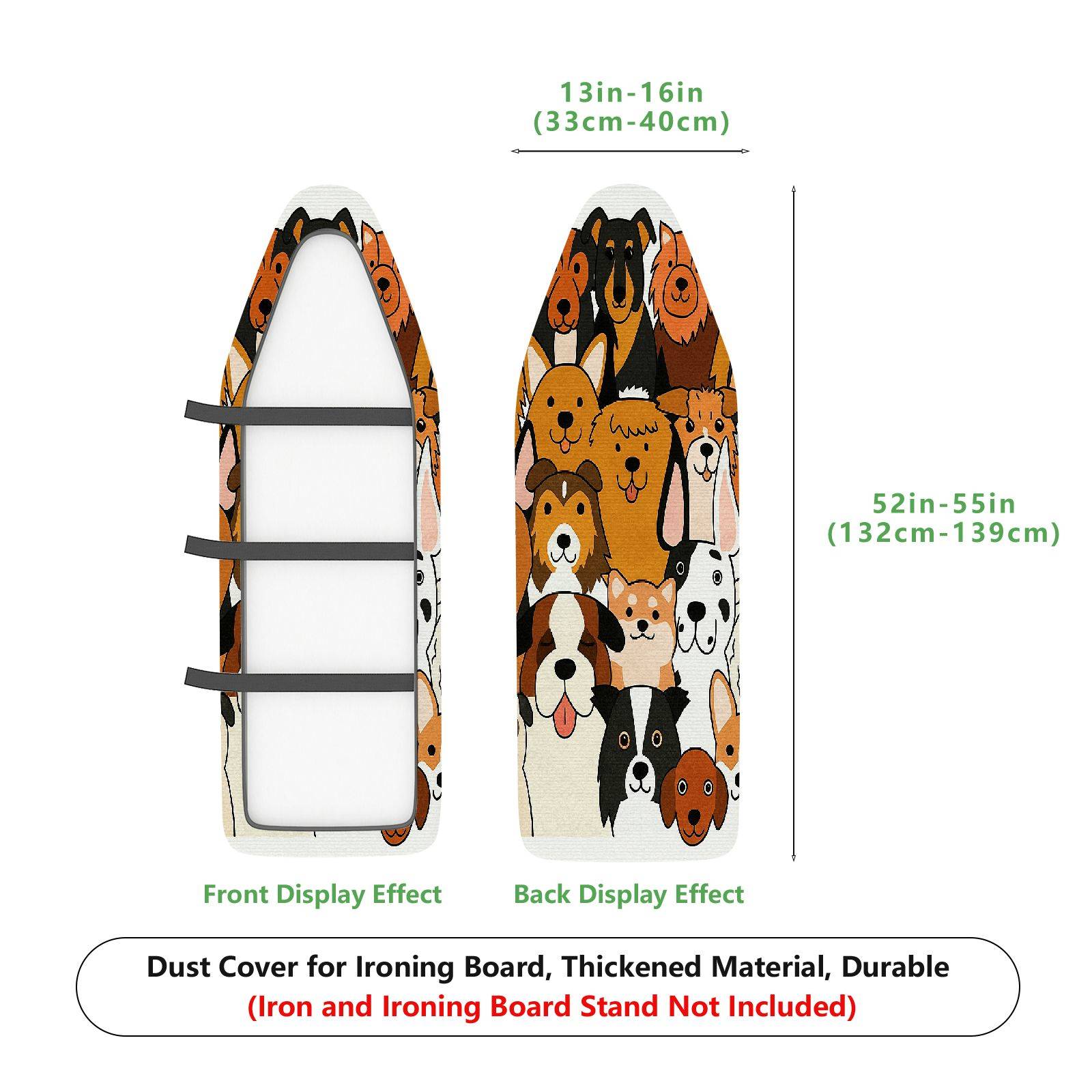 1-Piece Animal  Fun  Ironing Board Cover, Universal Size, Without Board