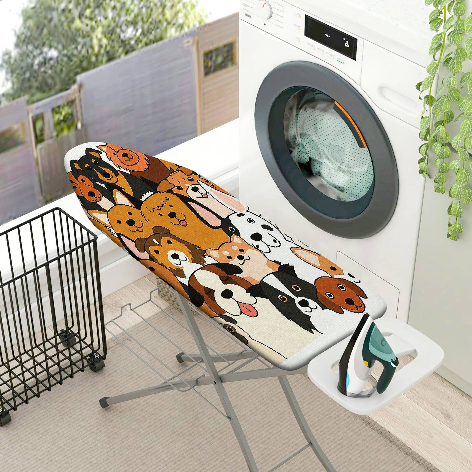 1-Piece Animal  Fun  Ironing Board Cover, Universal Size, Without Board