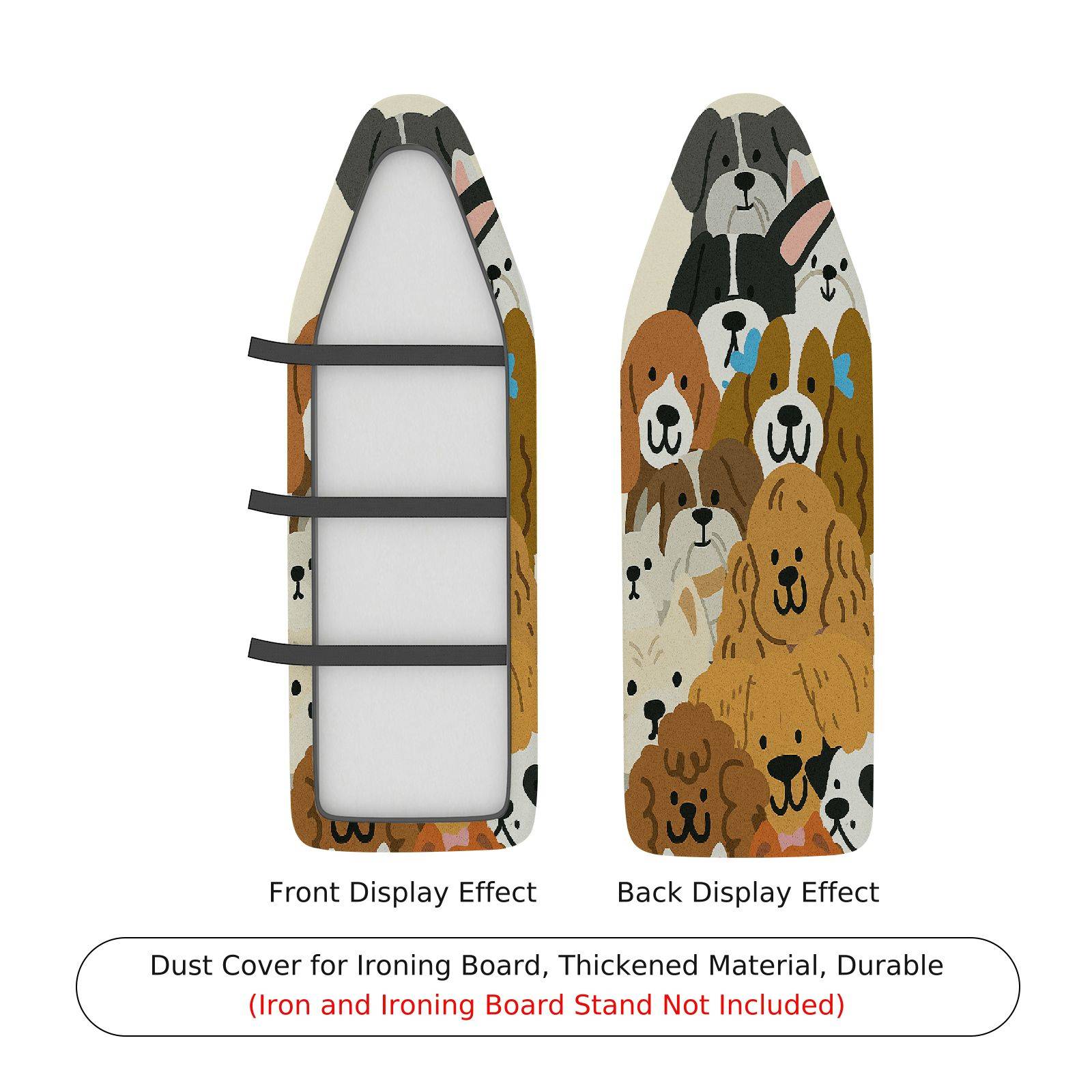 1-Piece Dog Cute Animal Pet  Ironing Board Cover, Universal Size, Without Board