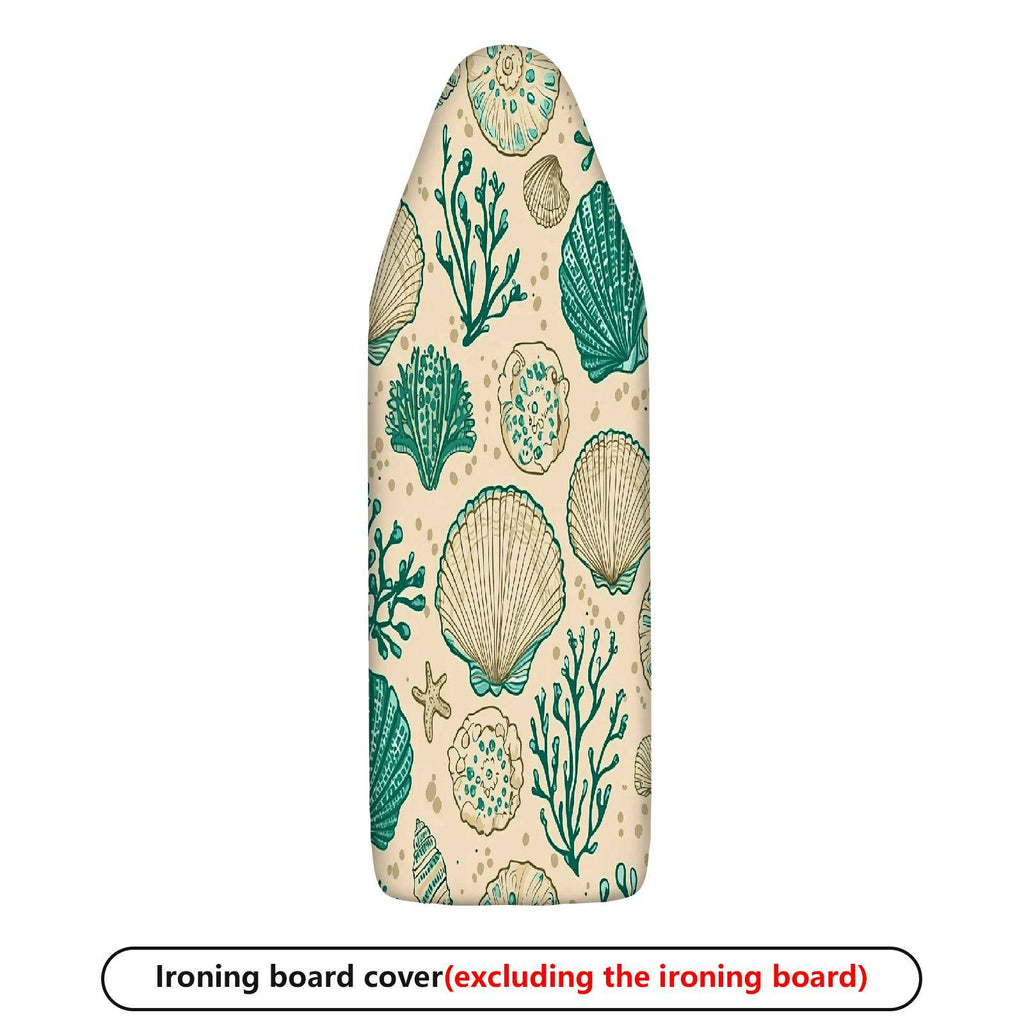 1-Piece Seashell Coral Ocean  Ironing Board Cover, Universal Size, Without Board