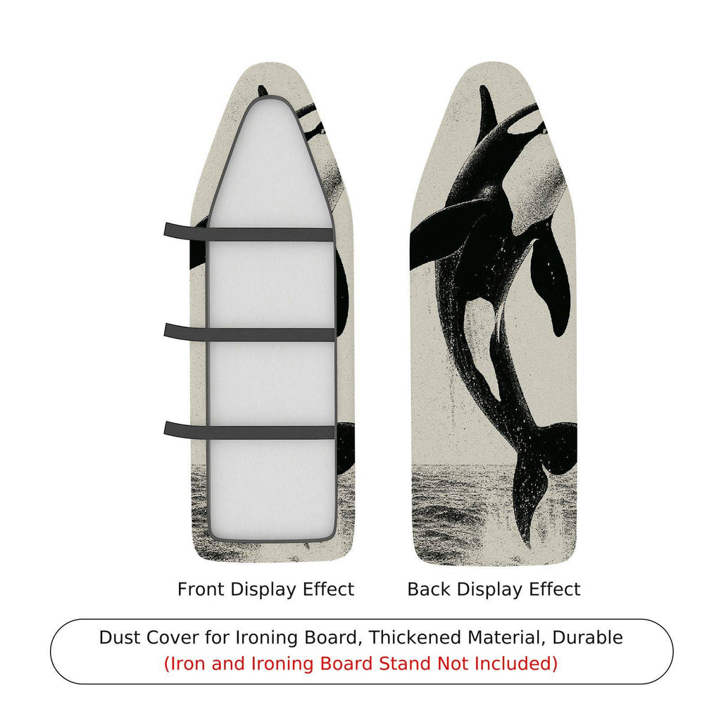 1-Piece Whale Ocean Sea  Ironing Board Cover, Universal Size, Without Board
