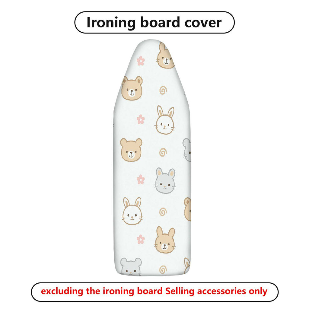 1-Piece Animal Printed  Bear Rabbit Patterns  Ironing Board Cover, Universal Size, Without Board