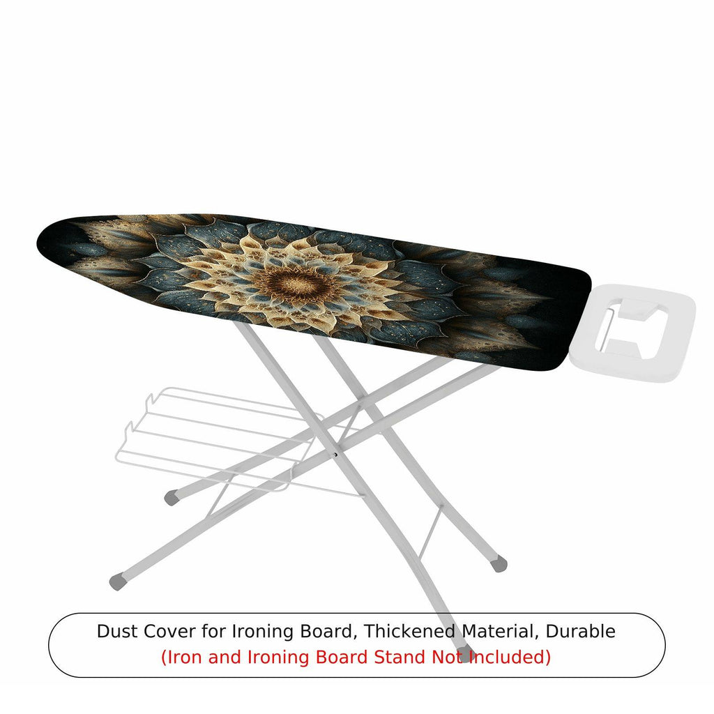 1-Piece Floral Mandala Art Abstract  Ironing Board Cover, Universal Size, Without Board