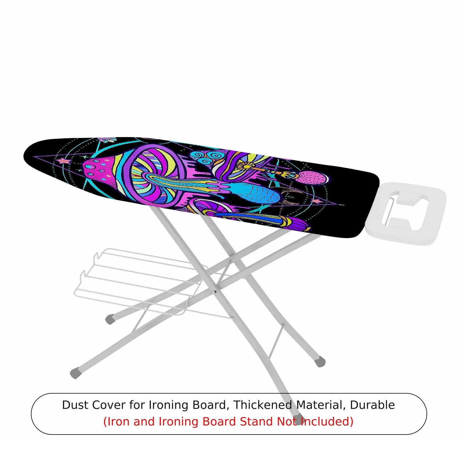 1-Piece Psychedelic Abstract Cosmic  Ironing Board Cover, Universal Size, Without Board