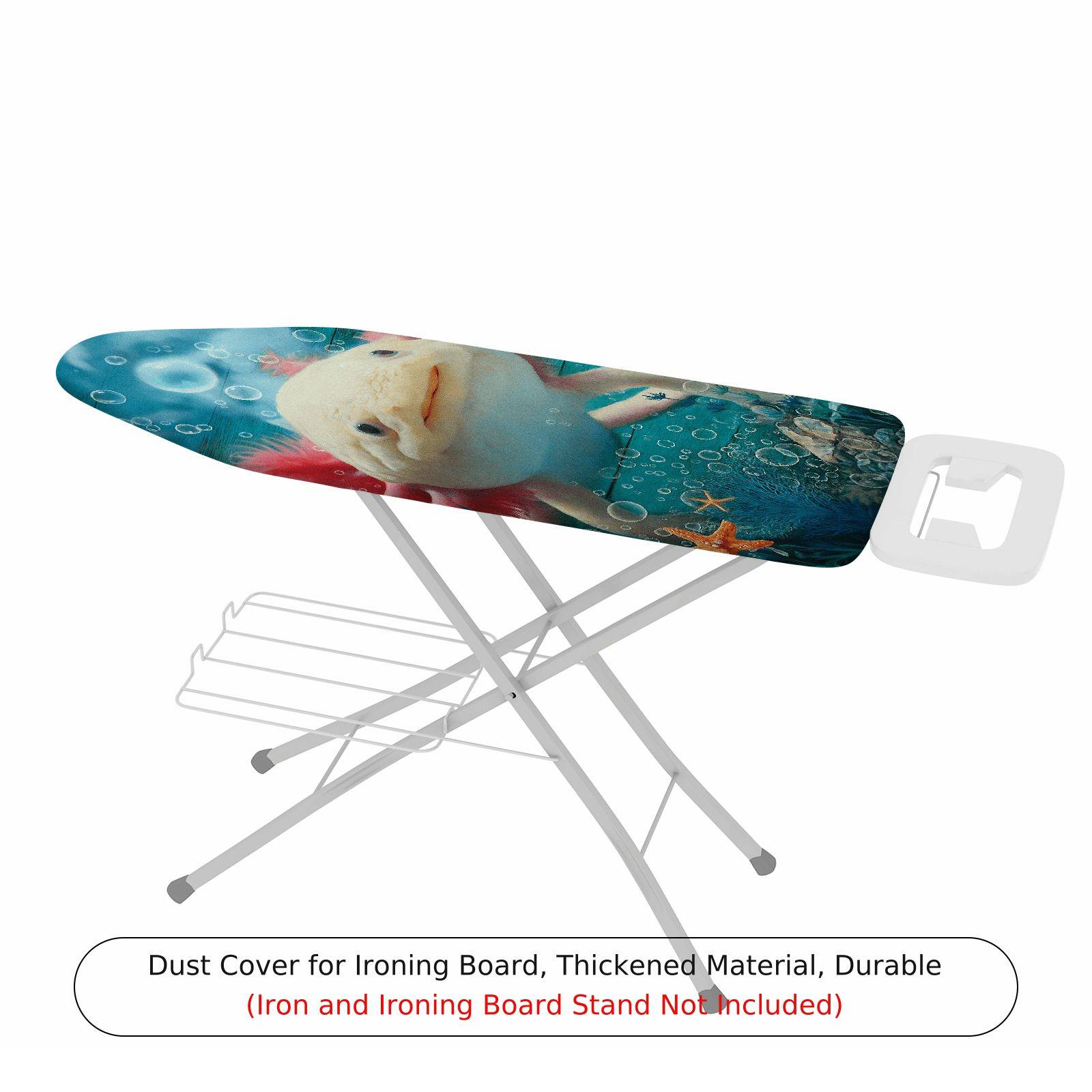1-Piece Fish Bubbles Ocean  Ironing Board Cover, Universal Size, Without Board