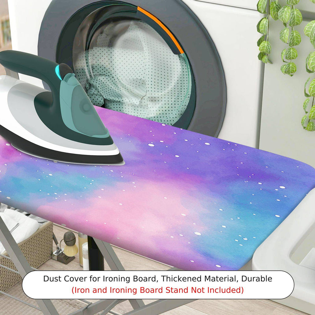 1-Piece Galaxy Purple Pink  Ironing Board Cover, Universal Size, Without Board