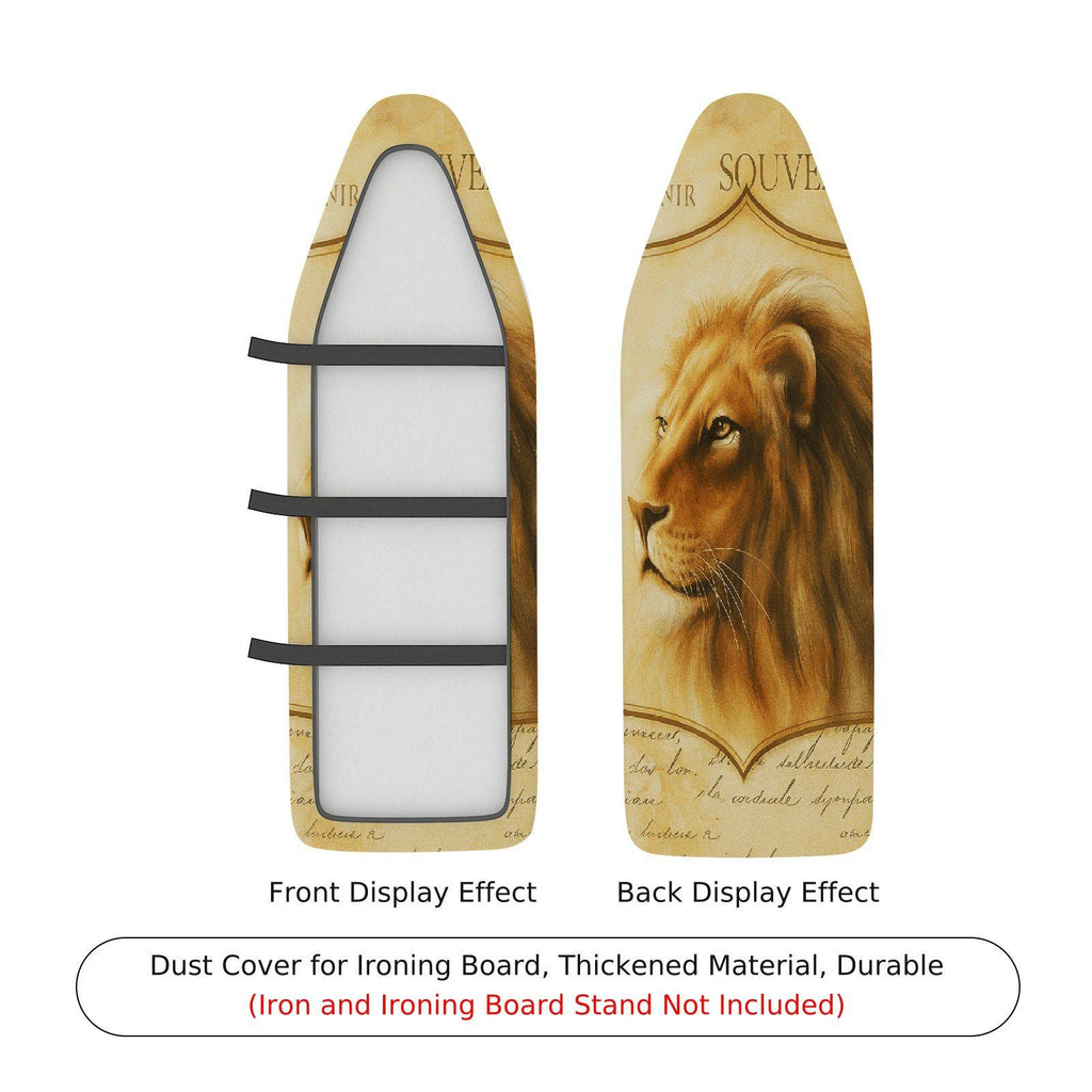 1-Piece Lion Animal Artistic  Ironing Board Cover, Universal Size, Without Board