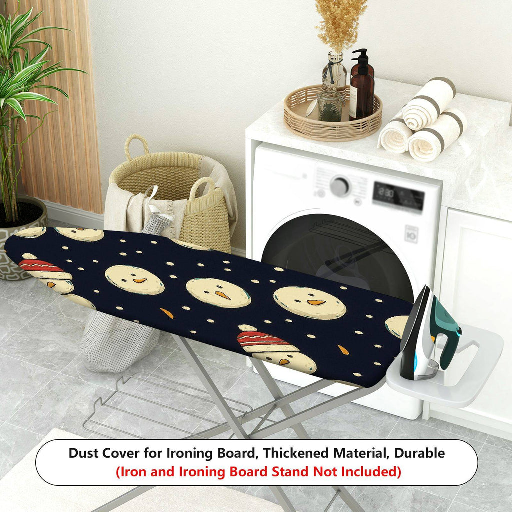 1-Piece Snowman Hat Christmas  Ironing Board Cover, Universal Size, Without Board