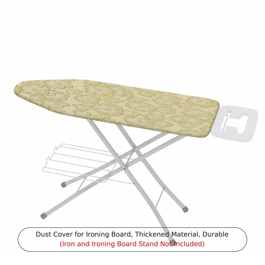 1-Piece Floral Beige Vintage  Ironing Board Cover, Universal Size, Without Board