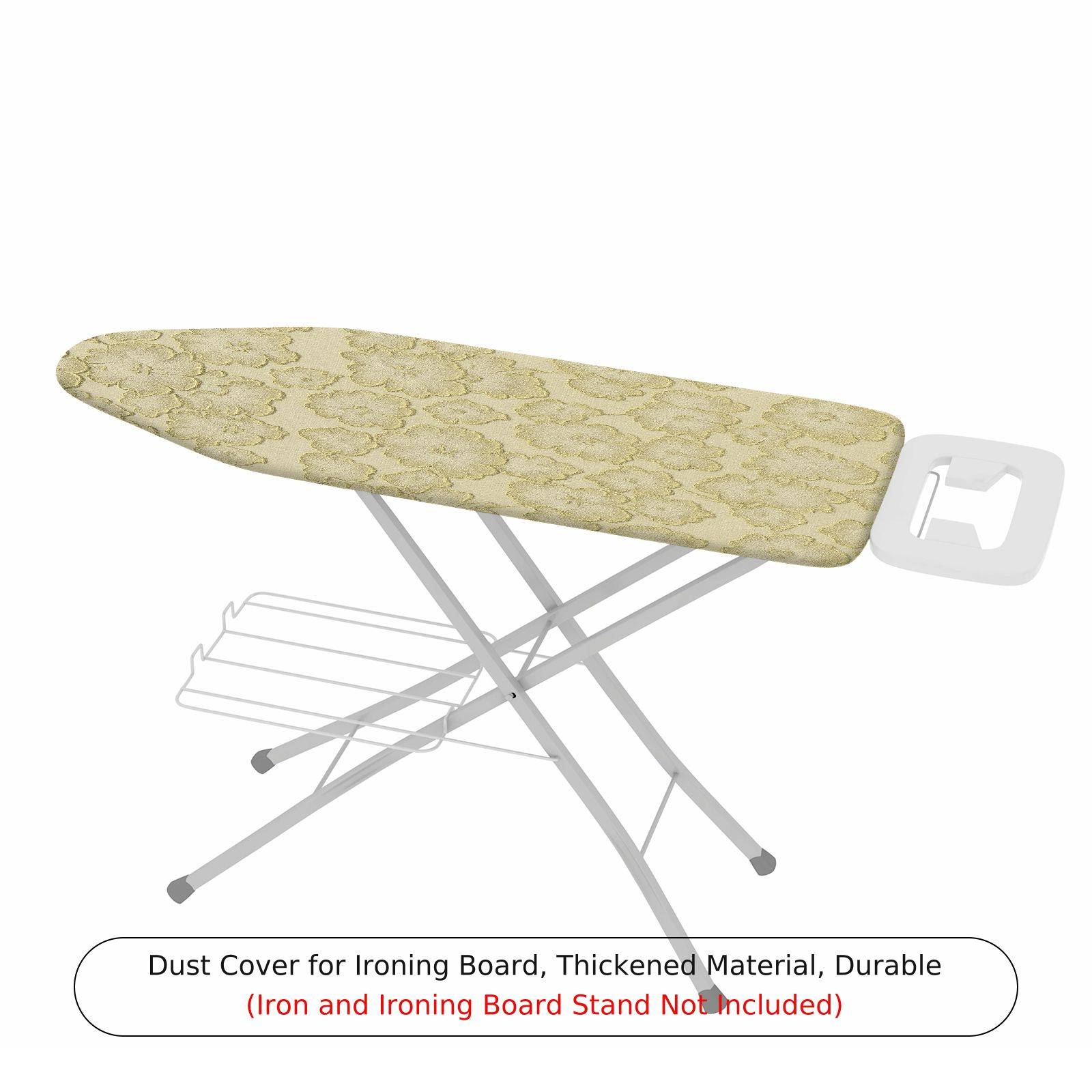 1-Piece Floral Beige Vintage  Ironing Board Cover, Universal Size, Without Board