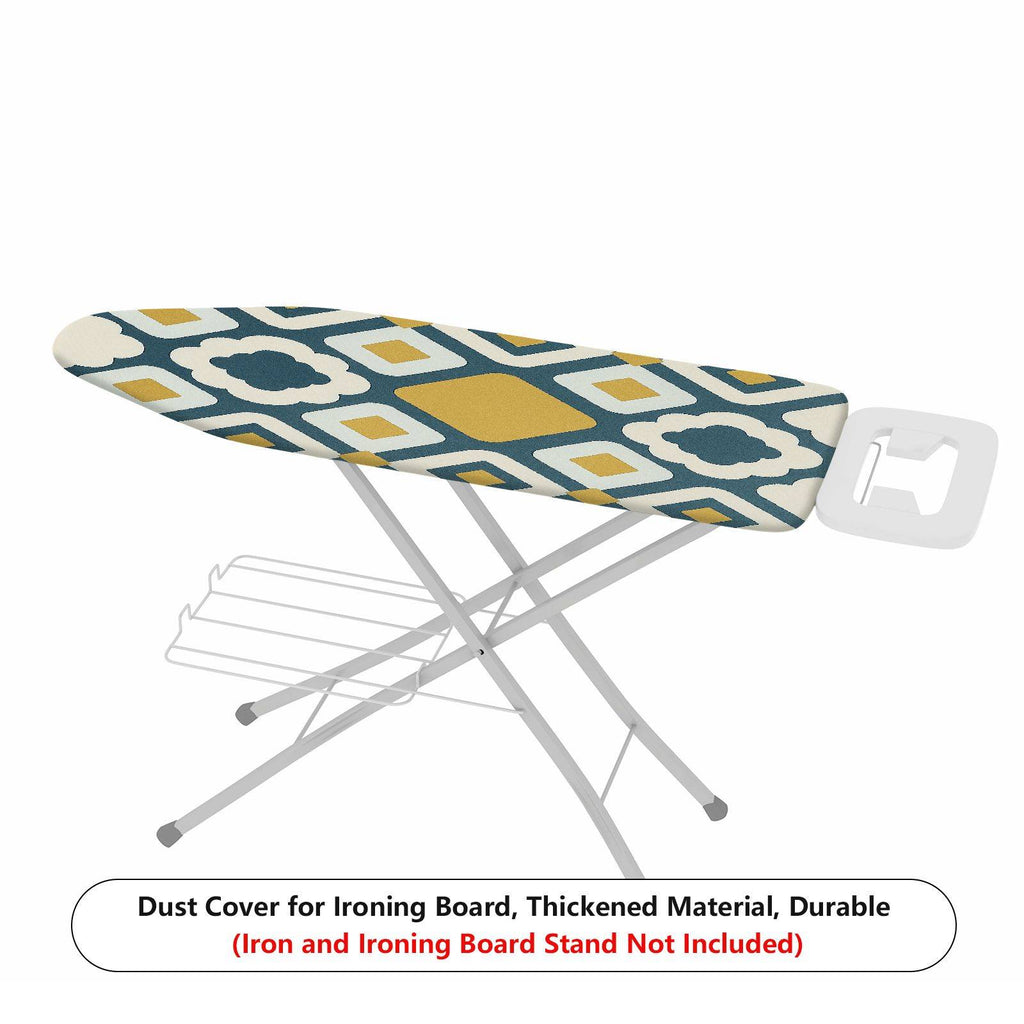 1-Piece Geometric Retro Diamond  Ironing Board Cover, Universal Size, Without Board